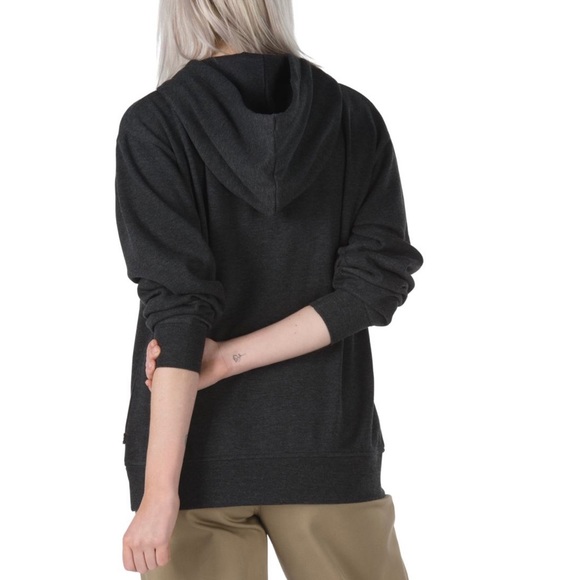 💖MEGA SALE💖VANS Boxed Pro Women Hoodie Charcoal Grey Logo Size XS VN0A4QGS98V - Picture 2 of 6